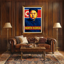 North Korea Leader Poster