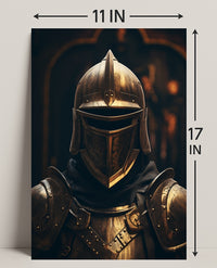 The Armored Sentinel Poster PosterGoat