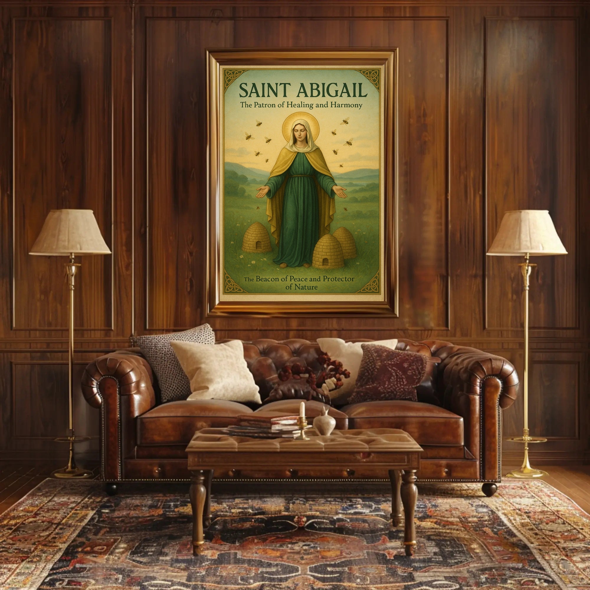 Saint Abigail The Patron of Healing and Harmony Poster PosterGoat
