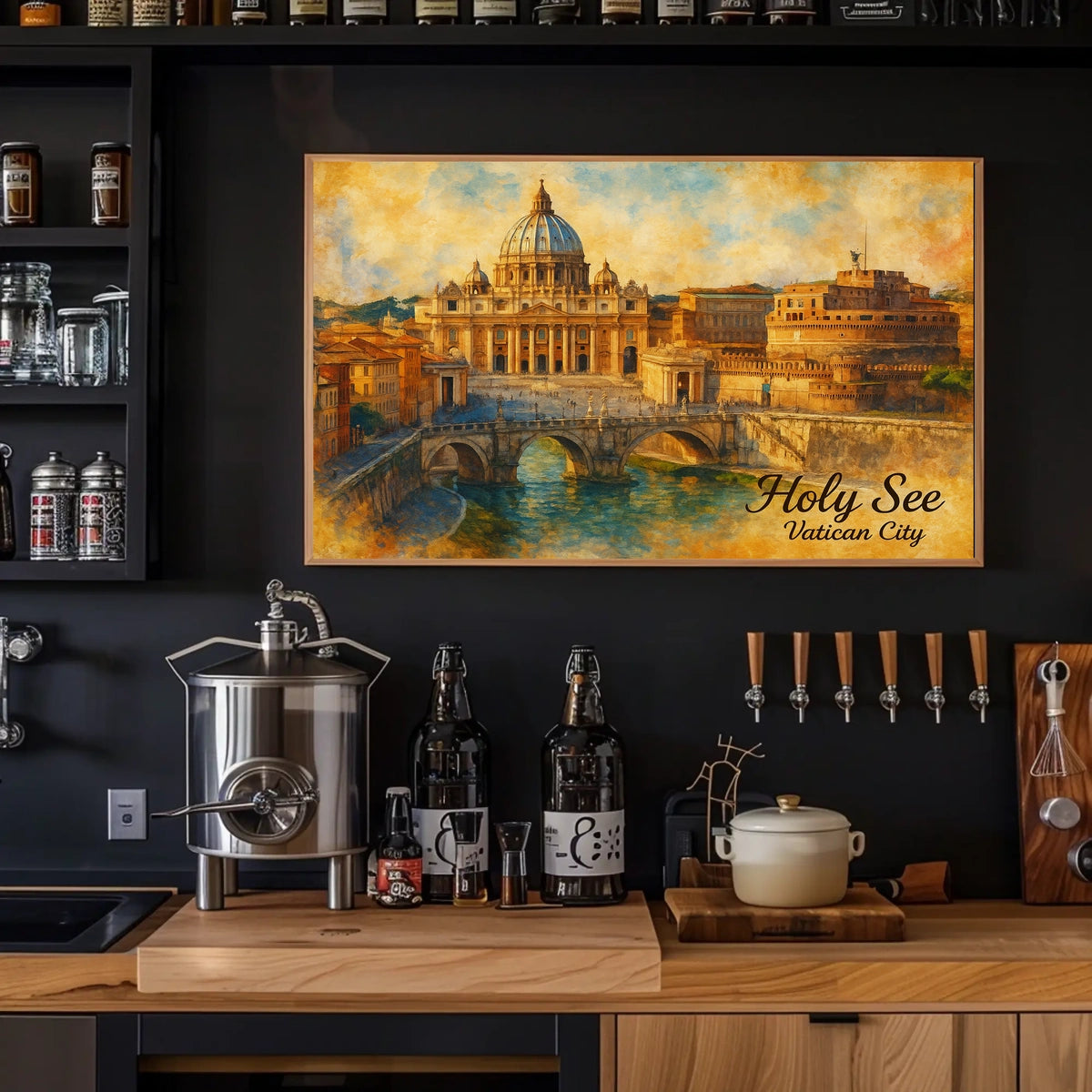 Holy See Vatican City Travel Photography Realism Poster