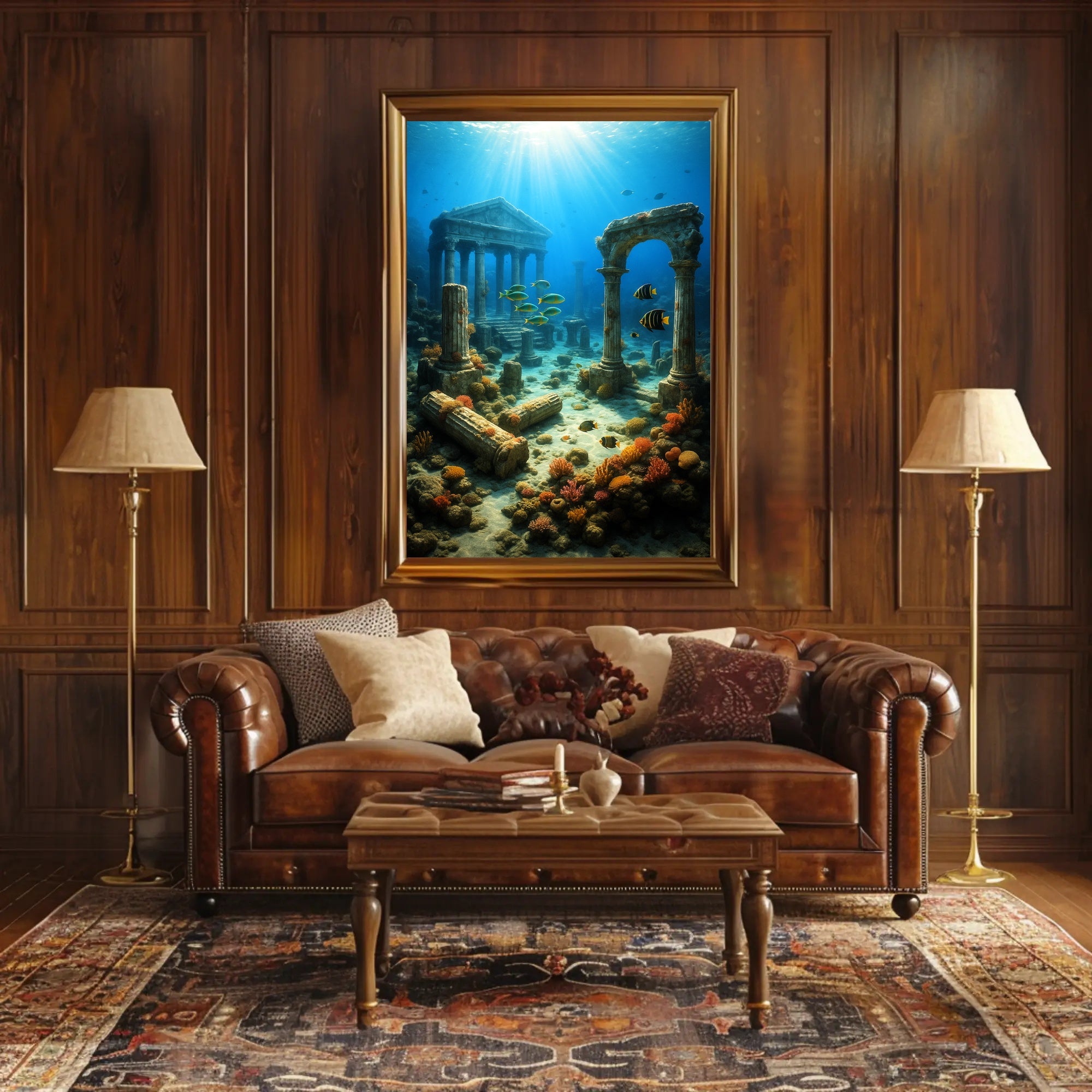 Lost City Under the Sea Poster PosterGoat