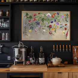 Floral Symphony: An Artistic Flower Poster