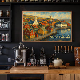 Faroe Islands Scenic View Poster