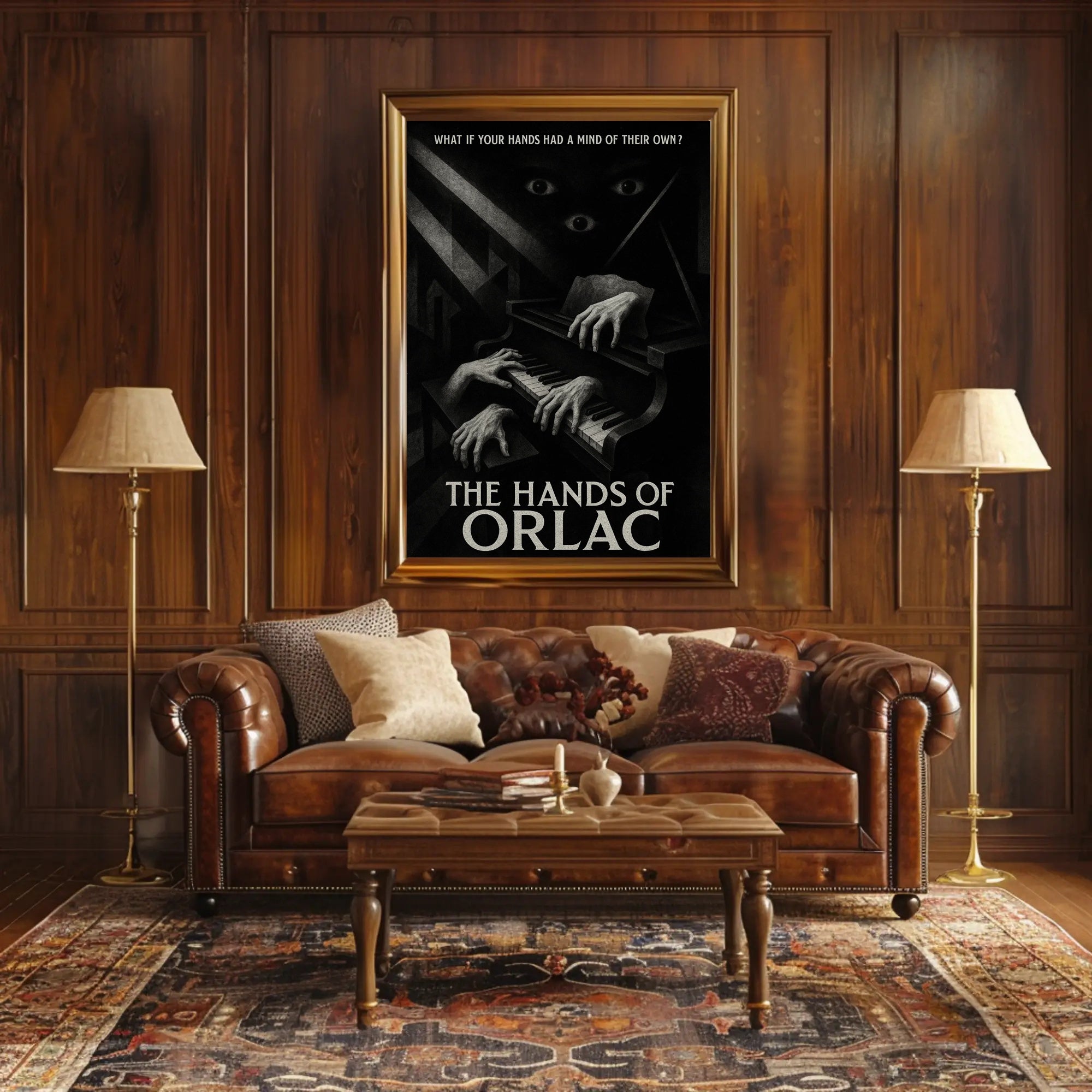The Hands of Orlac: Abstract or Artistic Poster