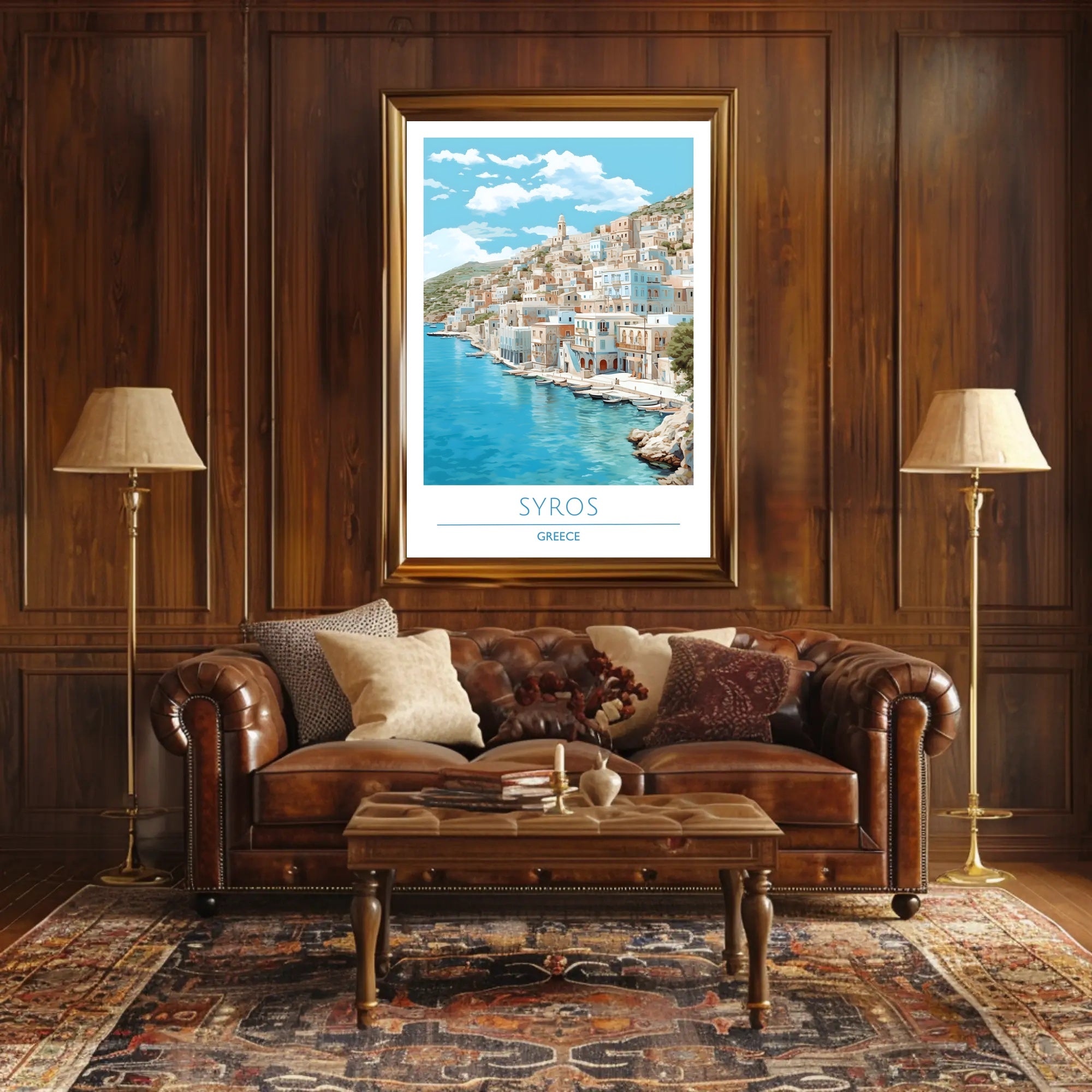 Serene Views of Syros Poster