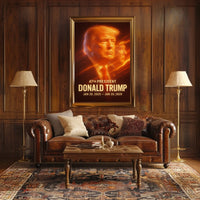 Trump Radiance Patriotic Cinematic Poster