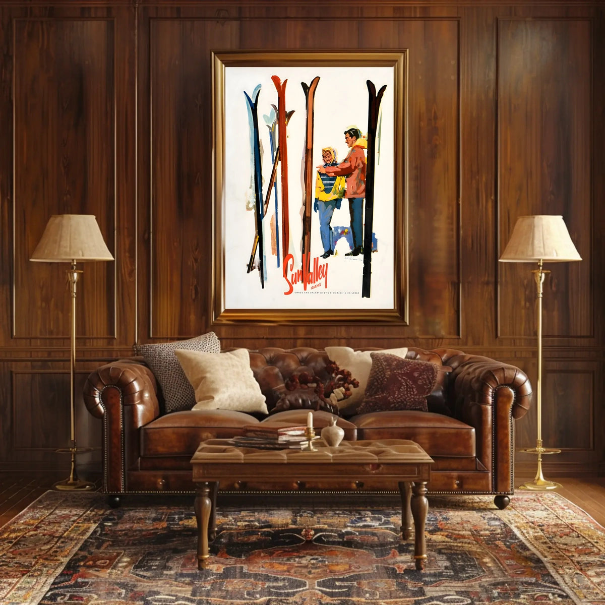 Sun Valley Ski Adventure Poster