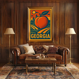 Georgia Peach Poster