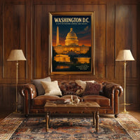 Washington D.C. A City of History Poster