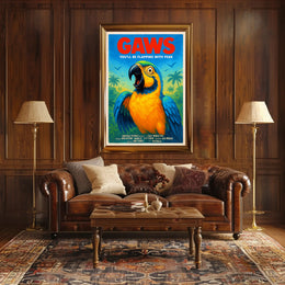 Gaws  Youll Be Flapping with Fear Poster PosterGoat