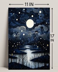 Enchanted Nightscape Poster PosterGoat