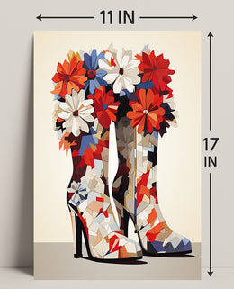 Floral Fashion Statement Poster