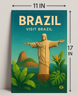 Discover Brazil Poster PosterGoat