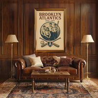 Brooklyn Atlantics Baseball Team Poster
