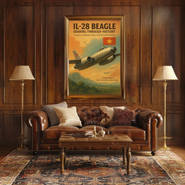 IL-28 Beagle Soaring Through History Poster