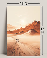 Journey Through The Desert Poster