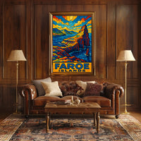 Faroe Islands Mosaic Poster