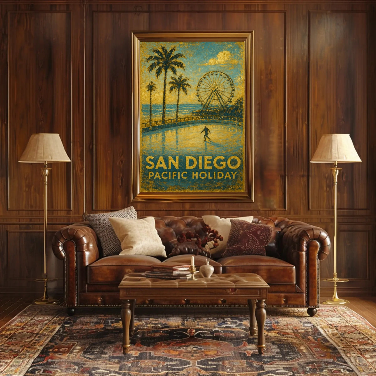 San Diego Pacific Holiday Poster