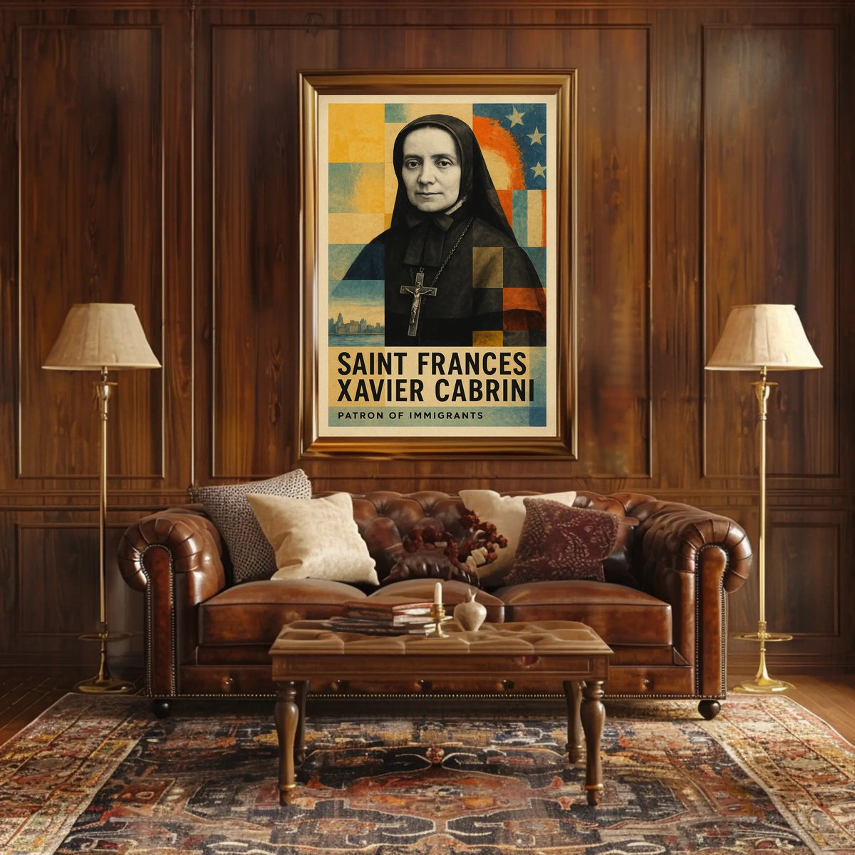 Saint Frances Xavier Cabrini Patron Of Poster