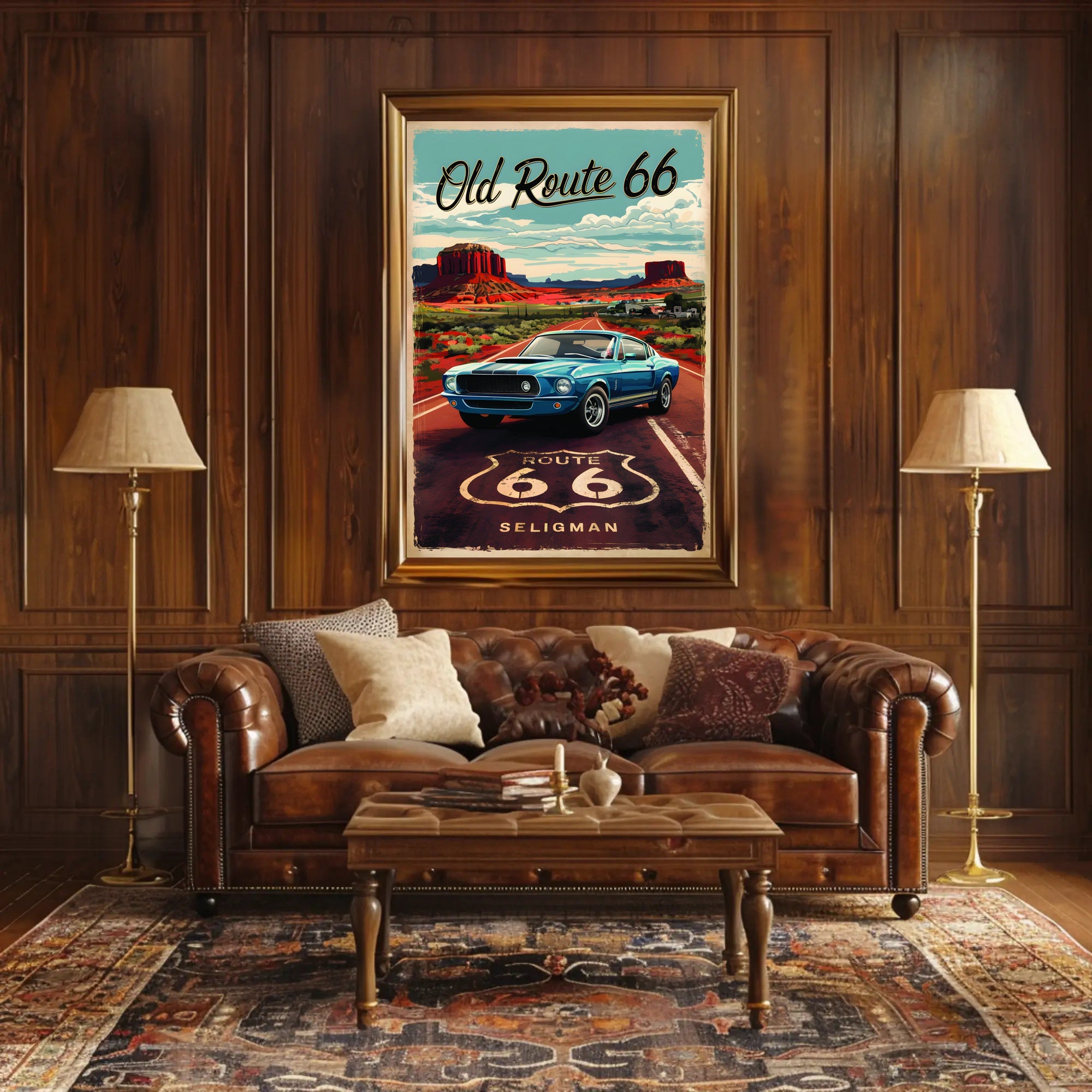Journey on Old Route 66 Poster