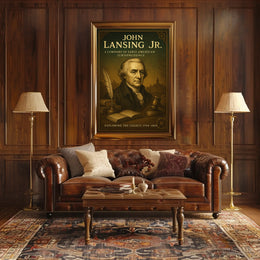 John Lansing Jr. A Luminary of Early American Jurisprudence Poster