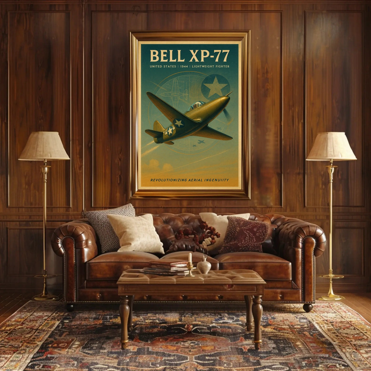Bell XP-77 Lightweight Fighter Poster