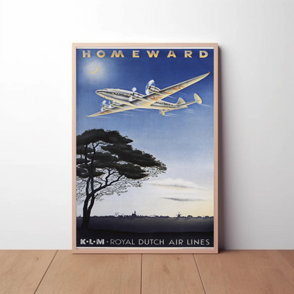 KLM Homeward Poster