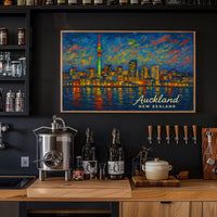 Auckland Skyline Poster