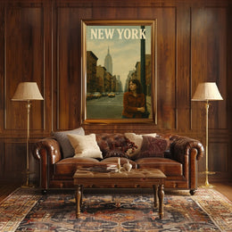 New York Street Scene Poster