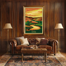 Serene Iowa Landscape Poster