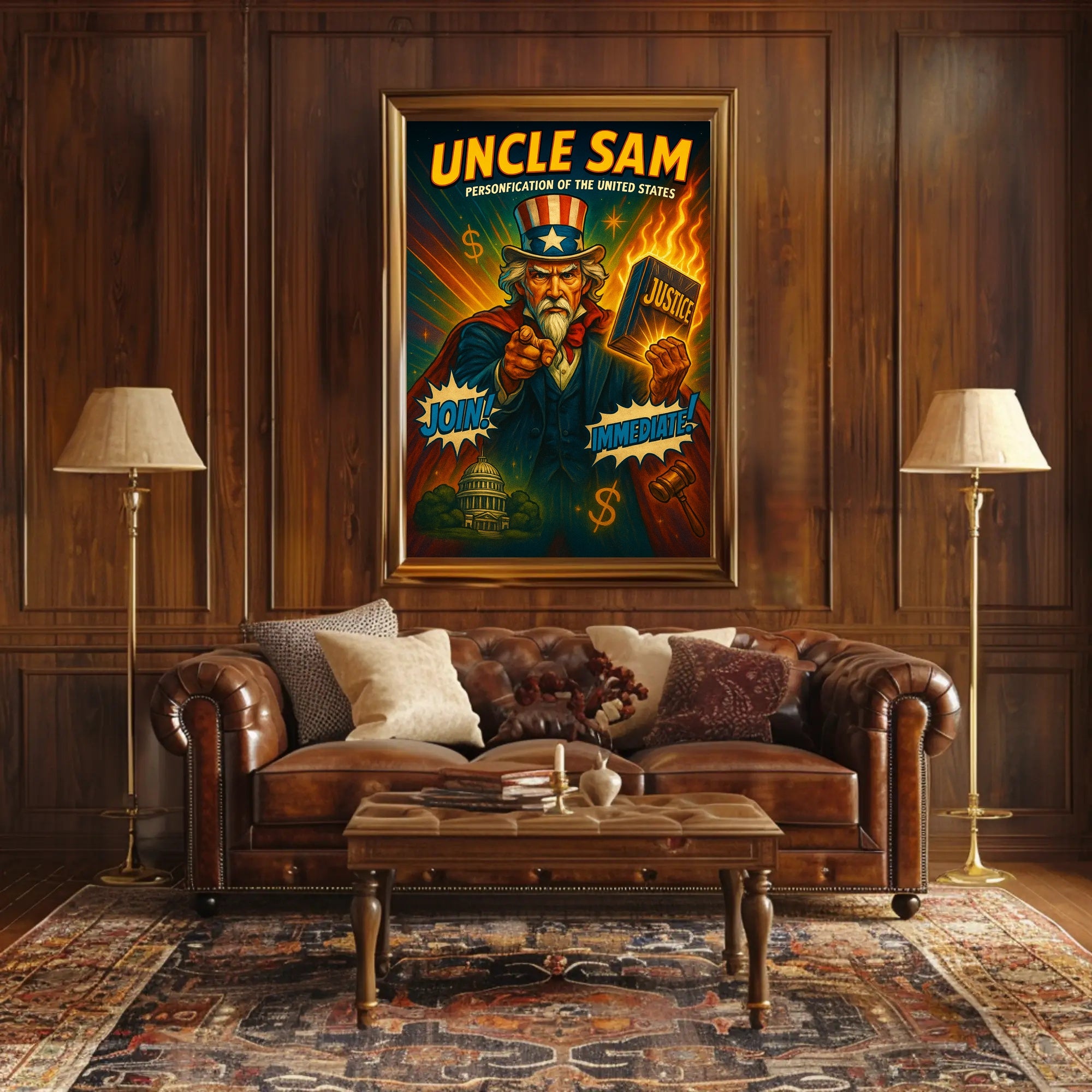 Uncle Sam – Personification of the United States Poster PosterGoat