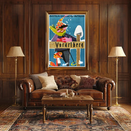 Winter Fun In Vorarlberg Poster