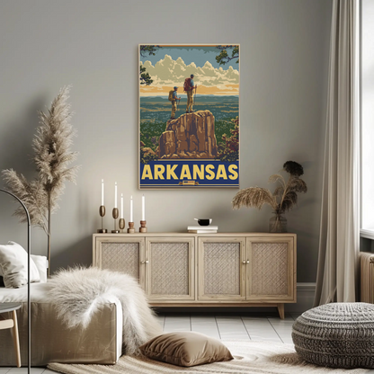 Vintage Poster Arkansas Hikers