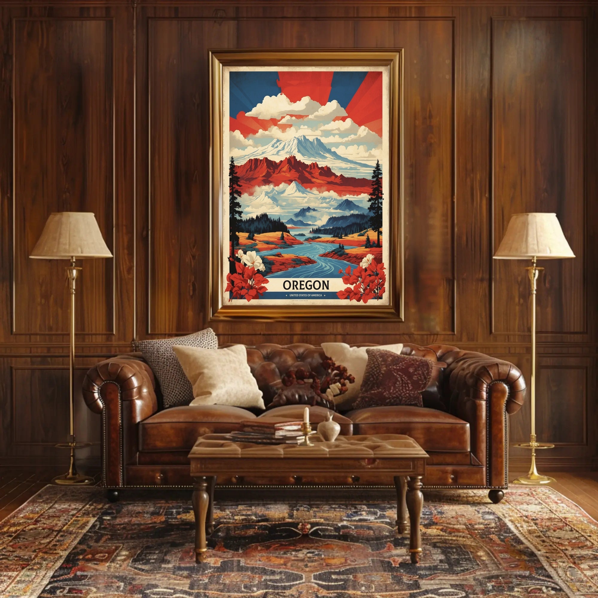 Oregon's Scenic Beauty National Park Poster