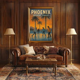 Phoenix Desert Frost Poster