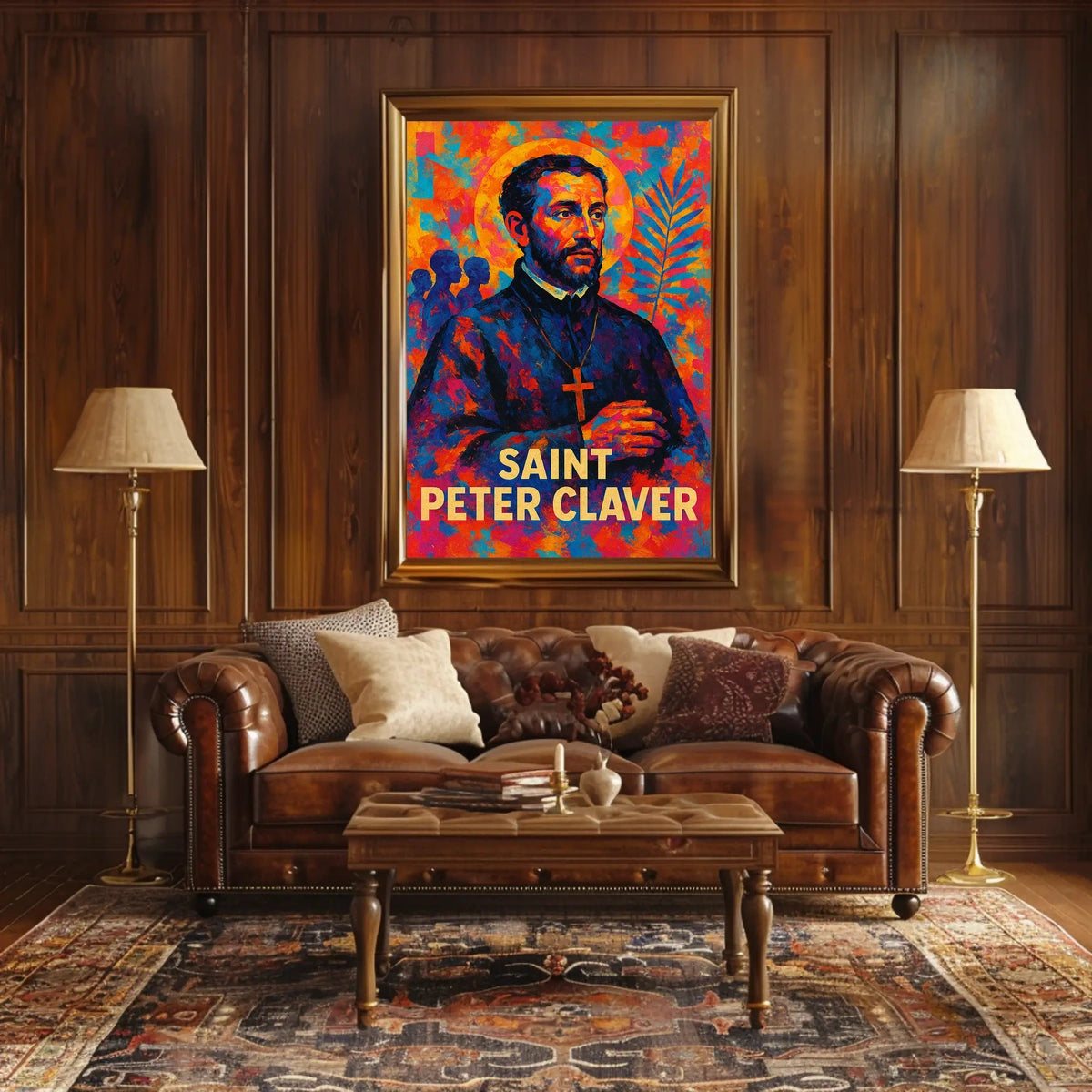 Saint Peter Claver Poster