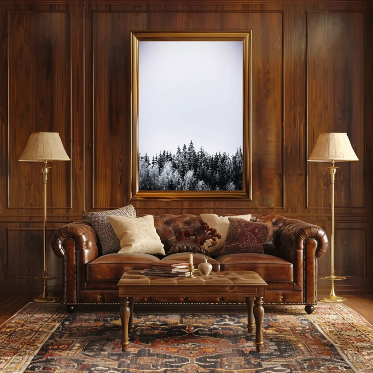 Winter Forest Serenity Poster