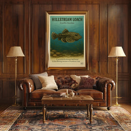 Hillstream Loach Sewellia Lineolata Poster