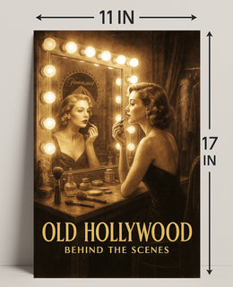 Old Hollywood Behind the Scenes Poster PosterGoat