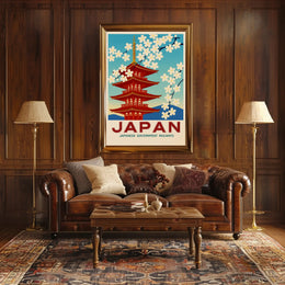 Japan Japanese Government Railways Poster PosterGoat