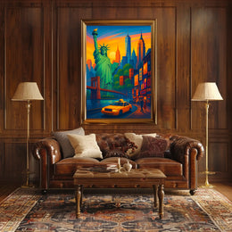 Vibrant New York Cityscape