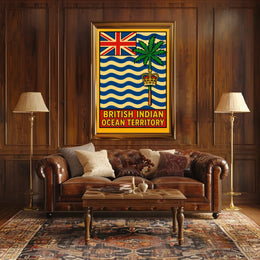 British Indian Ocean Territory Flag Poster