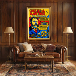 Chester A. Arthur A Pop Presidency Poster PosterGoat