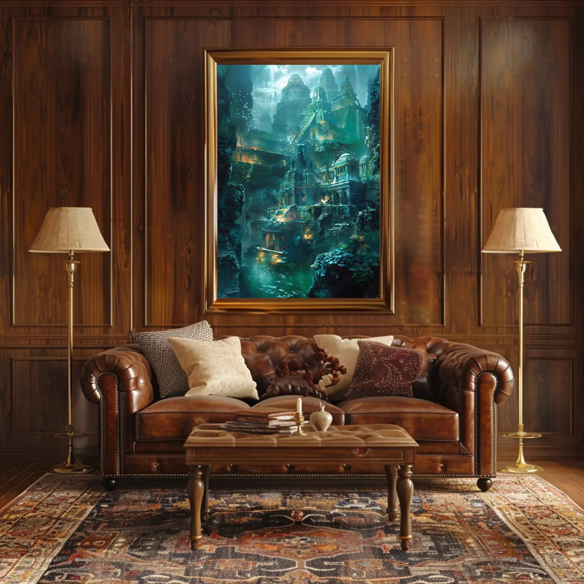 Enchanting Atlantis Fantasy World Poster PosterGoat
