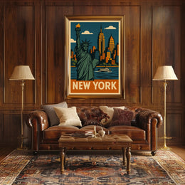 New York City Skyline Poster