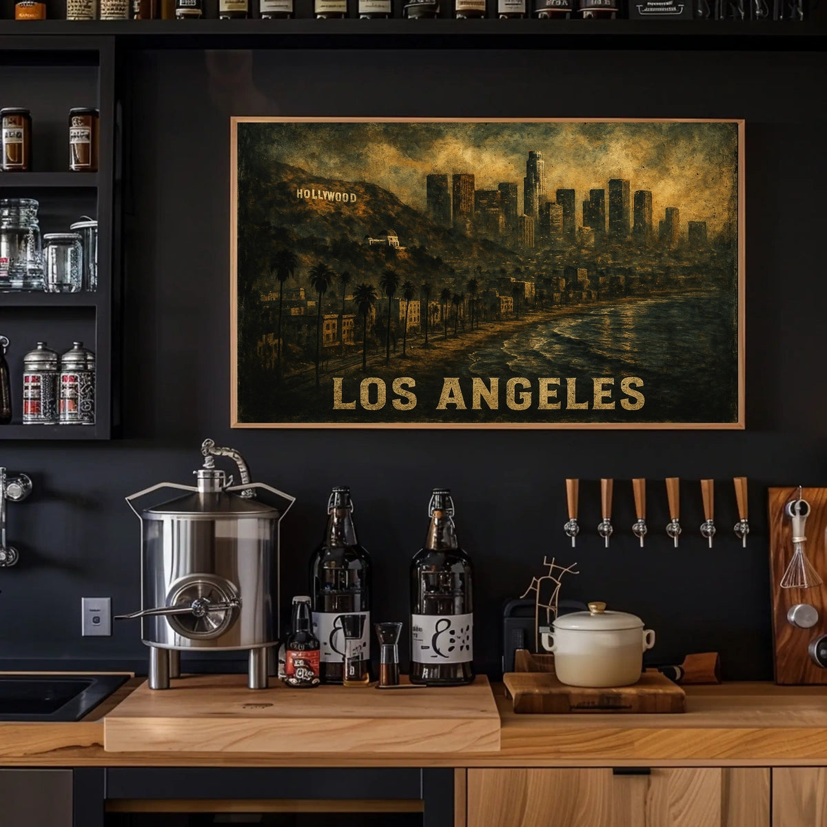 Los Angeles Skyline Poster