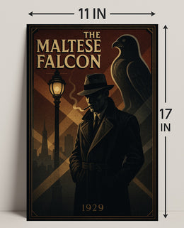 The Maltese Falcon Noir Film Poster Pop Culture Poster