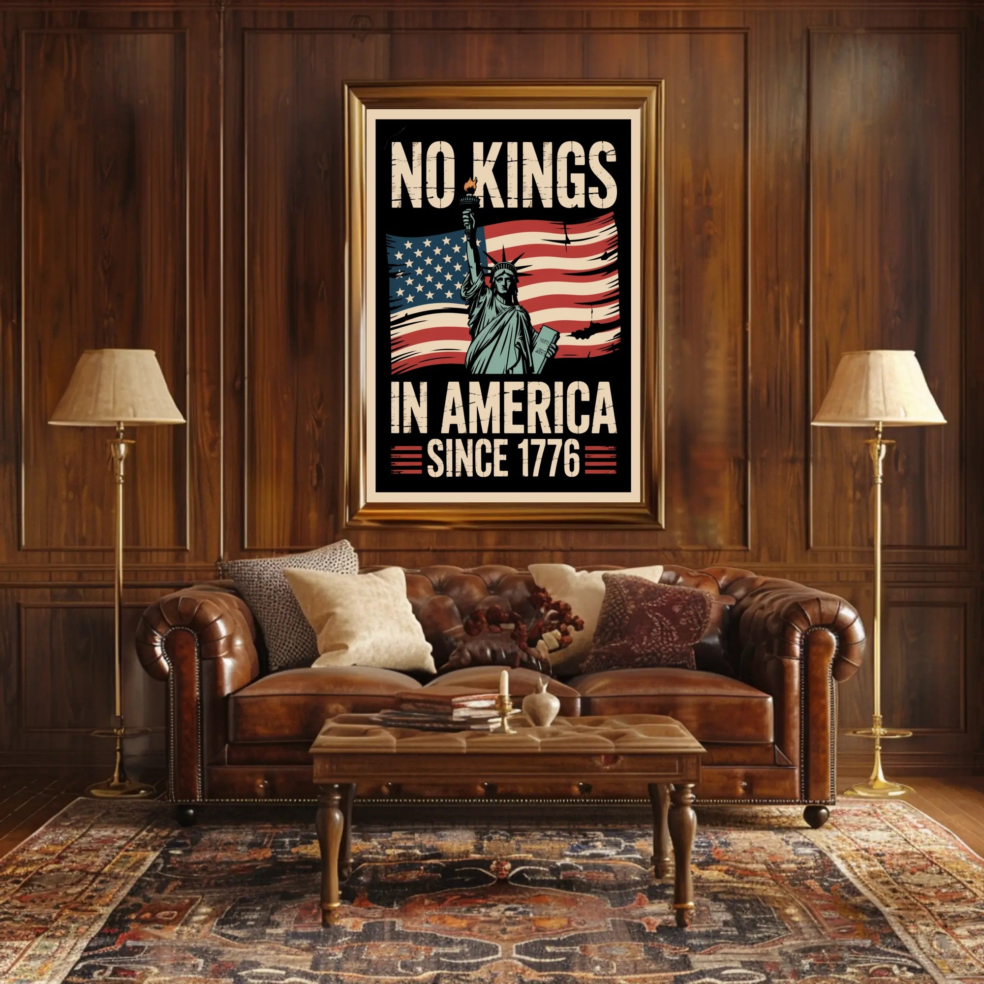 Patriotic Independence Statue of Liberty Political or Propaganda Poster