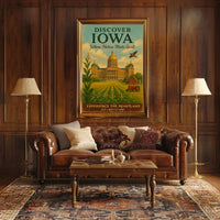 Iowa: Where Nature Meets Spirit - Travel Poster