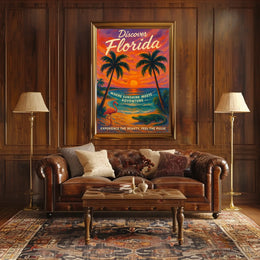 Discover Florida Poster